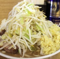 「大ラーメン￥750（ヤサイニンニク）＋しょうが￥50」@ラーメン二郎 栃木街道店の写真