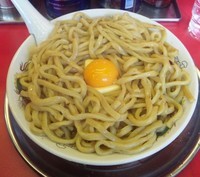 「【限定】 釜玉バターらーめん：800円」@麺でる 田園調布本店の写真