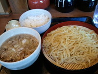 「肉つけ麺（500円）」@梟 環七平和島店の写真