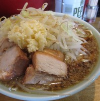 「ラーメン・ニンニク　700円」@ラーメン髭の写真