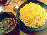 「つけ麺（大盛）」@つけ麺屋 やすべえ 秋葉原店の写真