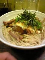 「汁なしそば（限定）大盛り無料」@荏原町しなてつの写真