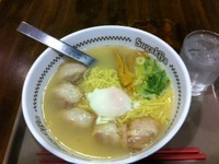 「特製ラーメン¥420+ミニソフトクリーム¥90」@スガキヤ イオン久居店の写真