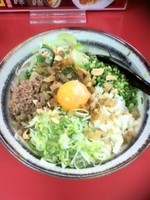 「四川まぜそば（大盛）」@つけめん・まぜそば 大当りの写真