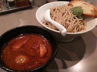 「海老トマト味玉つけめん950円」@つけ麺 五ノ神製作所の写真