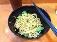 「油そば並盛り 580」@油そば専門店 浜そば 本店の写真