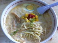 「白みそラーメン」@手打ラーメン 暖宝の写真