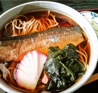 「にしんそば(850円)」@そば処 寛彩の写真