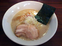 「塩とんこつらーめん(650円)+明太ごはん(250円)」@麺屋 蓮花の写真