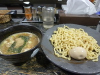 「つけ麺(太麺・並)＋味玉」@つけ麺 中華そば 渕の写真