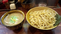 「味玉・肉入りつけ麺＋特盛」@麺屋 えん寺の写真