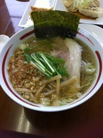 「塩らーめん（大盛）」@麺処 はつがいの写真