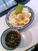 「特製つけ麺６５０円＋味玉(ｸｰﾎﾟﾝ)」@のぶ工房の写真