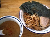 「みそつけめん＋のり、800円＋100円」@麺屋我龍の写真