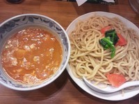 「海老トマトつけ麺(大盛り) ￥880」@麺屋 蕃茄の写真