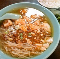 「日替り(マーボーメン+小ライス)800円」@長崎飯店 高田馬場駅前店の写真