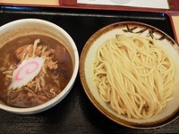 「上州もりそば（中盛り）＋味玉」@景勝軒 太田店の写真