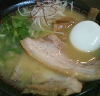 「マスク麺+トロタマ」@らあめん工房 マスク麺の写真