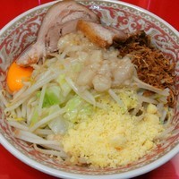 「ラーメン ミニ（650円）＋汁なし（100円）」@八王子田田の写真
