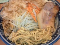 「エビ辛し汁なし中華そば特盛」@浜屋 五反田店の写真