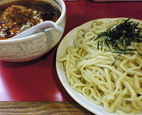 「胡麻カリーつけ麺（激辛）　７９０円」@桃天花の写真