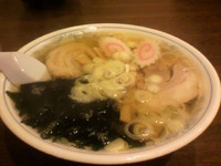 「ワンタンメン(たしか750円)」@手打ちラーメン 恒の写真