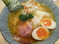 「特製塩そば（細麺）」@饗 くろ㐂の写真