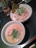 「つけそば（並盛）７００円」@自家製麺 鶏そば 三歩一の写真