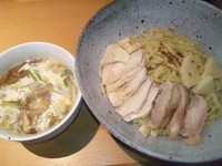 「【裏メニュー】カレーつけ麺・蒸し鶏」@麺匠 清兵衛の写真