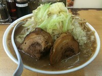 「入善二郎 大盛り 肉一枚増し」@DOG HOUSEの写真