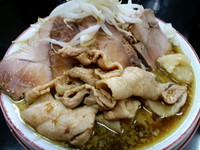 「特チャーシュー麺950円＋カレー50円＝1000円」@らぁめん 元気の源の写真