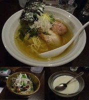 「『しおらーめん+ちゃーしゅう丼(￥700+280)』」@麺DINING38の写真