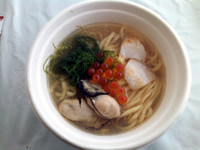 「幸・かき潮らーめん(500円/さがみはらフェスタ2011)」@潮中華 KAZEの写真