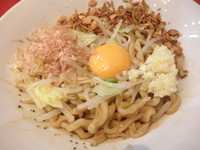 「まぜそば（ニンニク増し）　「750円」」@ジャンクガレッジ 北浦和店の写真