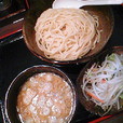 醤油つけ麺（並盛）+野菜３５０円(ｵｰﾌﾟﾝｻｰﾋﾞｽ)