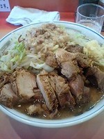 「豚入りらーめん　全マシ」@麺屋 桐龍の写真