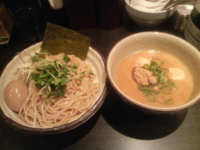 「つけそば（大盛）＋味玉」@自家製麺 鶏そば 三歩一の写真