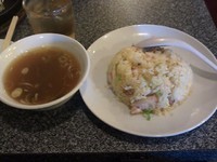 「あぶら～麺＋半チャーハンセット」@あぶら〜亭 桜上水本店の写真