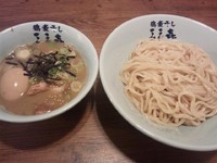 「つけめん煮番搾り(中盛300g)+味付玉子」@東京煮干中華そば 三三㐂 大森の写真