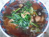 「スタミナニンニク入りラーメン　740円」@南地楼の写真