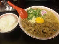 「肉玉そば にんにく ￥700」@肉玉そば おとど食堂 篠崎店の写真