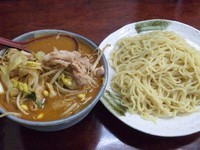 「辛唐つけ麺肉汁」@まぐろラーメン 大門の写真