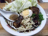 「熊本ターロー麺（麺かため）」@熊本らーめん 育元の写真