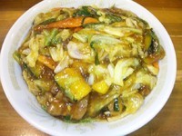 「スタミナ冷やし＋麺2玉＋具増し」@スタミナラーメン がむしゃの写真