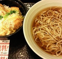 「ミニカツ丼セット（590円）」@小諸そば 新越谷駅店の写真