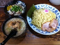 「猪貴つけめん 800 + ブタマヨ丼 300」@麺屋 猪貴 -CHOKI-の写真