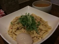 「カニクリームつけ麺（あつもり）￥750＋味玉100円」@麺屋たつみ 喜心 狭山店の写真