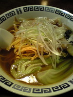 「ぷりぷりワンタンメン￥700」@晴晴居酒屋の写真