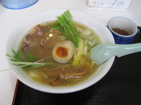 「米麹しおラーメン　750円」@手もみラーメン もりもり亭の写真