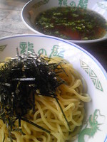 「醤油つけ麺￥７３０＋中盛￥１００」@龍の髯の写真